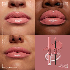 NYX Shine Loud: aplicación en 2 pasos para look audaz.