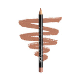 NYX Slim Lip Pencil natural—close-up of precise lip outline for defined shaping