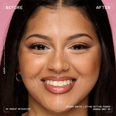Aplicación suave de NYX Wonder Snatch para un acabado pulido y natural.