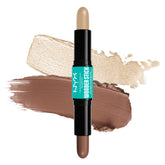NYX Wonder Stick contorno dos extremos para definición precisa y difuminado natural.
