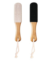 NZOZKOEX foot file with Nanmu bamboo for durable exfoliation on rough skin