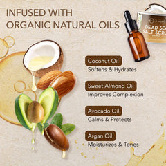 O Naturals Exfoliante, aceite de argán presente para mejorar imperfecciones