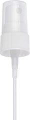 Oak & Sage two pack white spray caps for 24-410 bottles with easy to cut dip tube