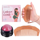 OAKDOLCHE Birth Comb with ergonomic wave design for easy grip during labor.