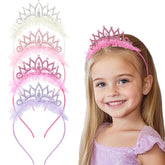 Diadema corona princesa OAOLEER para niña, ideal para fiestas