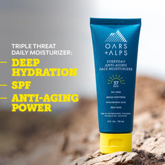 Oars + Alps aplicación suave crema facial de absorción rápida