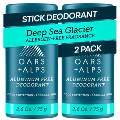Oars + Alps Deep Sea Glacier deodorant bottle for long-lasting freshness
