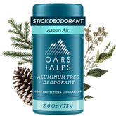 Oars + Alps desodorante sin aluminio, bote frente; protección duradera