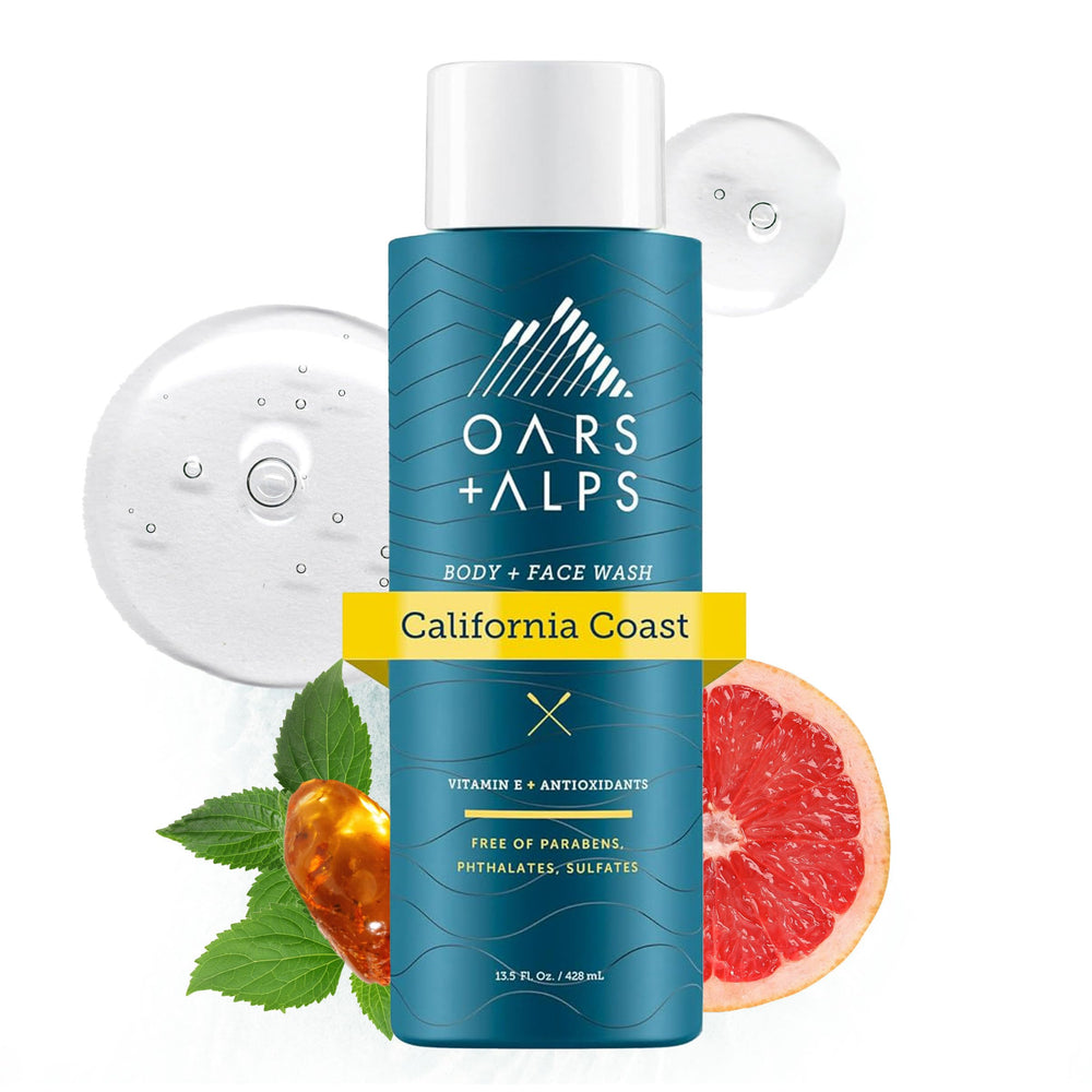Oars + Alps: botella frontal con aroma California Coast para uso diario.