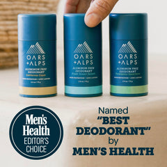 Oars + Alps Fresh Ocean Splash scent evokes ocean breeze and freshness.