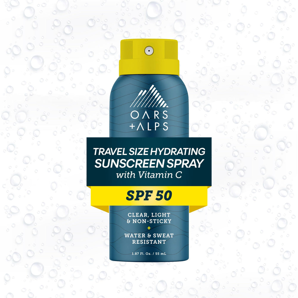 Oars + Alps SPF 50 spray para rostro y cuerpo, protección rápida.