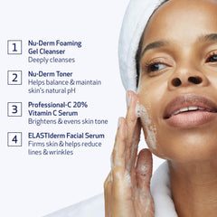 Obagi Professional-C 20% Vitamin C Serum dropper for brightening prep