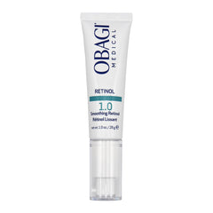 Obagi Medical Retinol 1.0 Cream bottle signaling advanced retinol care at home.