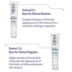 Obagi Medical Retinol 1.0 Cream packaging box on table, clinical-grade routine impression.