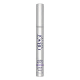 Obagi Nu-Cil brow serum bottle close-up highlighting nourishing formula for brows.