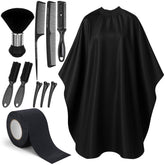 obeoby 10-in-1 barber cape kit cutting cape enhances clean, precise home grooming