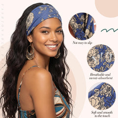 obeoby boho headbands knot-back wear demonstration for different looks