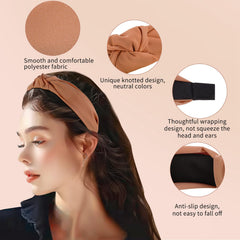 Diadema obeoby caqui, color neutro para looks versátiles.