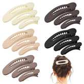 Obeoby large flat clip ideal for half-up hairstyles with secure hold.