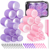 Obeoby hair rollers four sizes pack for versatile curl patterns