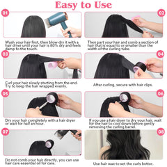 Obeoby 25mm small roller for bangs and precise curls.