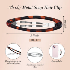 Obeoby metal snap clip closeup showing sturdy grip and construction