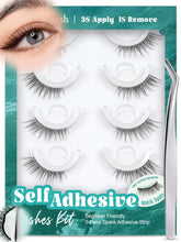 Obeyalash self-adhesive half eyelashes cat eye 14mm for easy daily wear