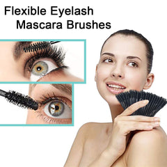Obinhere disposable mascara wands closeup of soft bristles for gentle lash separation