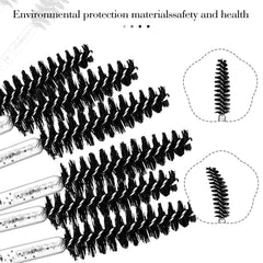 Disposable mascara wands prevent cross-contamination during lash and brow work.