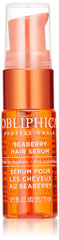 Obliphica Seaberry Serum para cabello fino, aporta brillo y nutrición.