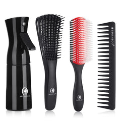 O BRUSHZOO Hair Spray Bottle aids quick detangling and styling.