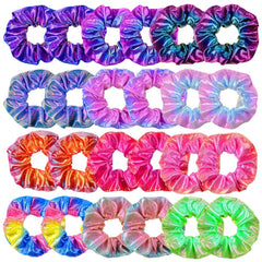 OCATO gomas cabello 24 piezas brillo metálico para peinado duradero sin tirones
