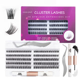 Ocean Pearl 120 cluster lashes for salon-grade volume at home