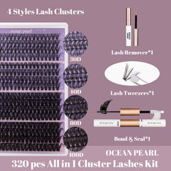 Ocean Pearl lash bond adhesive for precise, even coating
