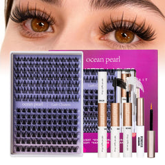 Ocean Pearl Lash Clusters Kit two-style spike lashes for manga-inspired looks