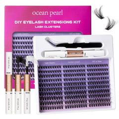 Ocean Pearl Lash Clusters lengths 10-18mm offer versatile options for customization.