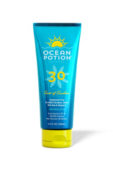 Ocean Potion SPF 30 sunscreen body lotion bottle for daily sun protection.