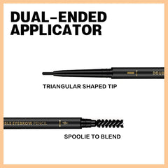 O'CHEAL spoolie brush blends brows with a soft, even finish.