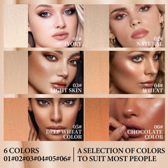 O'CHEAL lightweight long-wear matte finish stays breathable and natural.