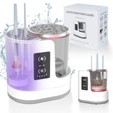 OctHope electric makeup brush cleaner front view for all sizes.