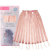 Octocurl No Headband wrap system shows heat free curling with 360 degree control