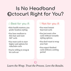 Octocurl size short wrapped for a quick heatless curl.