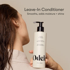 Odele Leave-In, textura cremosa que facilita desenredar mechones.