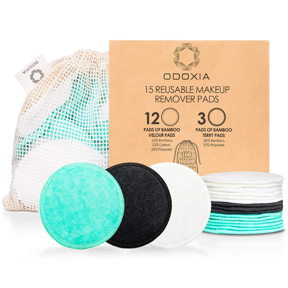 ODOXIA reusable makeup remover pads pack for eco-friendly routine