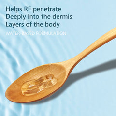 Oeneis RF gel offers smooth sliding for pulsed and continuous treatments.