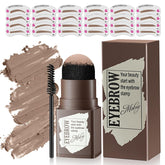 OETUIOW eyebrow stencil kit with 24 styles for precise brow shaping