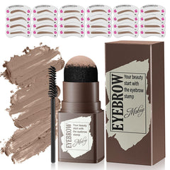 OETUIOW eyebrow stencil kit with 24 styles for precise brow shaping