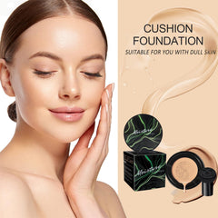 OETUIOW CC Cream swatch in buff beige showing even coverage and natural glow