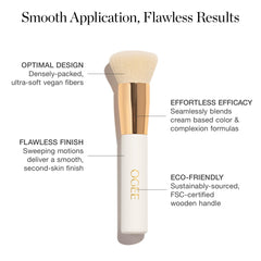 Ogee vegan bristles durability supports long-lasting makeup sessions.