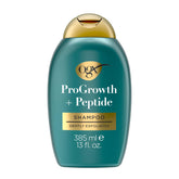 OGX ProGrowth + Peptide Shampoo exfoliates the scalp to remove buildup and refresh follicles